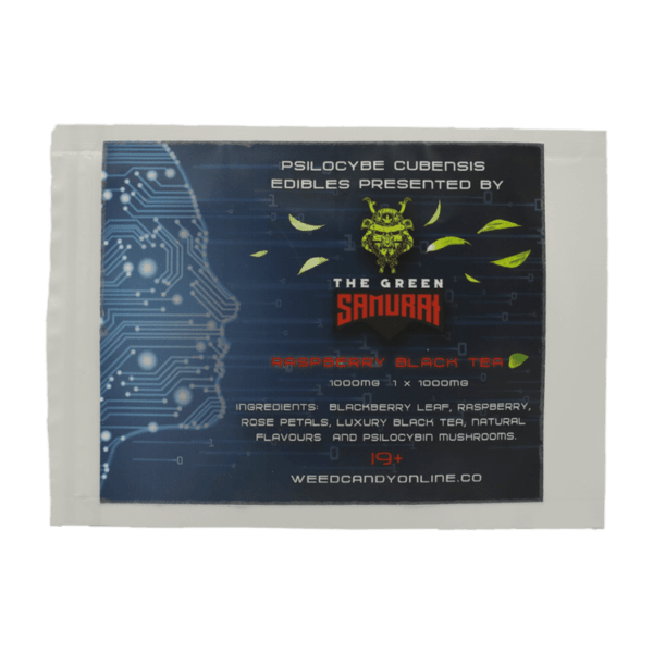 The Green Samurai - Raspberry Black Tea - 1000mg | Shroomland Canada