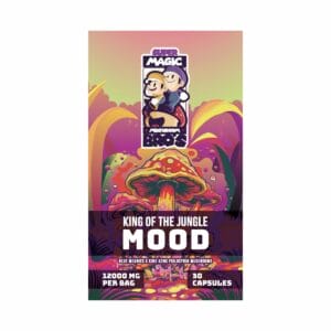 Super Magic Mushroom Bro’s - King of the Jungle MOOD - 400MG Capsules | Shroomland Canada